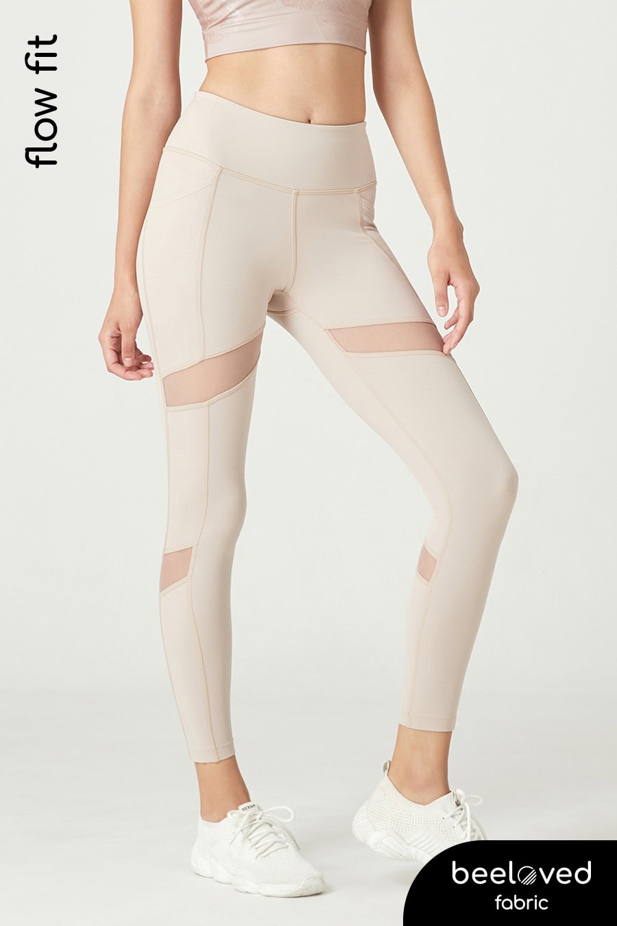 Mesh discount thigh leggings